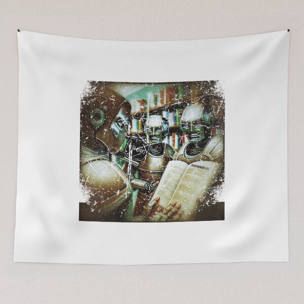Item preview, Rusted AI Bots reading books designed and sold by PanfurWare-LLC.