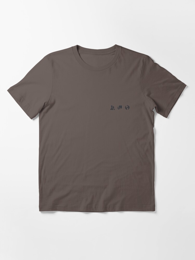 Alternate view of Mark Zuckerberg's Facebook T-shirt & Hoodie (Regular) Essential T-Shirt