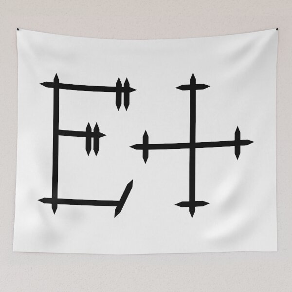 Item preview, Lukkustafir Rune - Black designed and sold by Gumless.