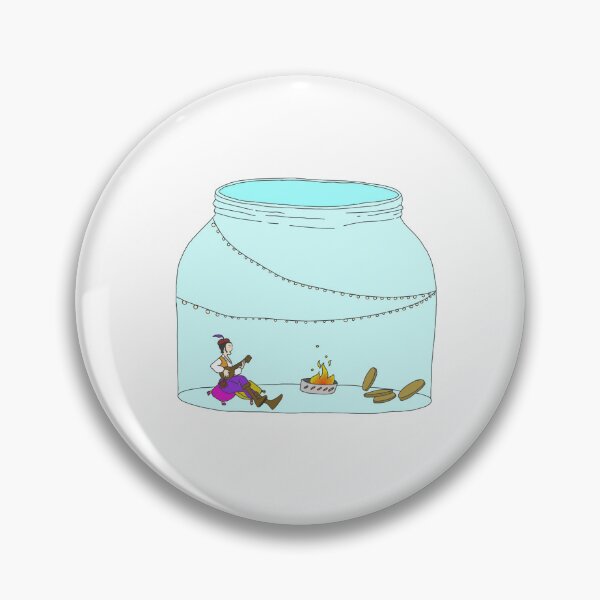 Item preview, Bard playing music in a jar designed and sold by rosyginger.