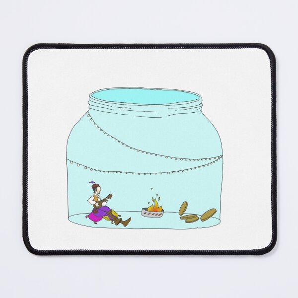 Item preview, Bard playing music in a jar designed and sold by rosyginger.