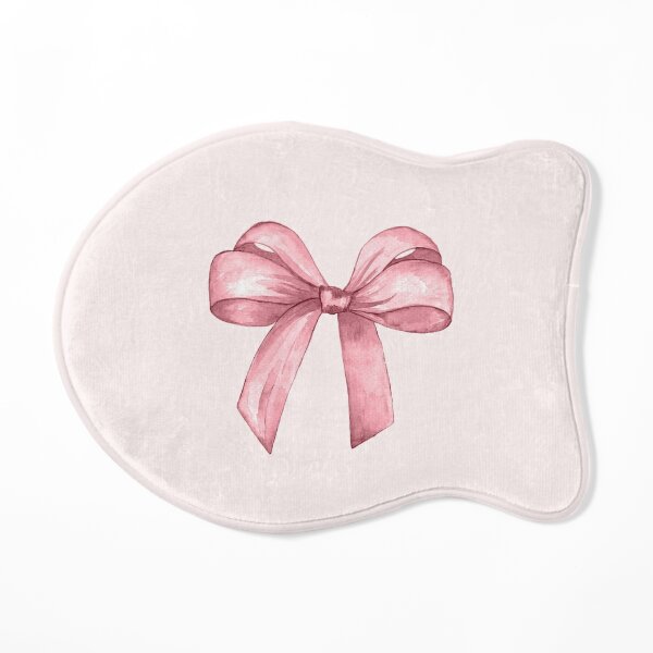 Pink Bow Ribbon Knot Coquette Watercolor Painted Sticker for Sale