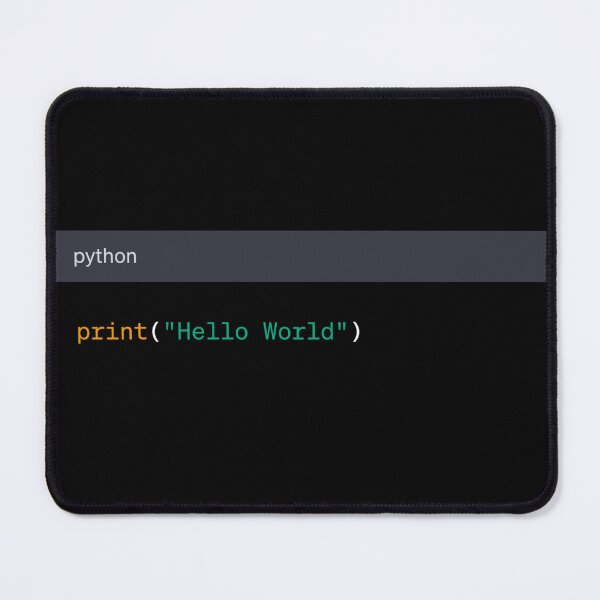 Item preview, Hello World in Python designed and sold by AureStyle.