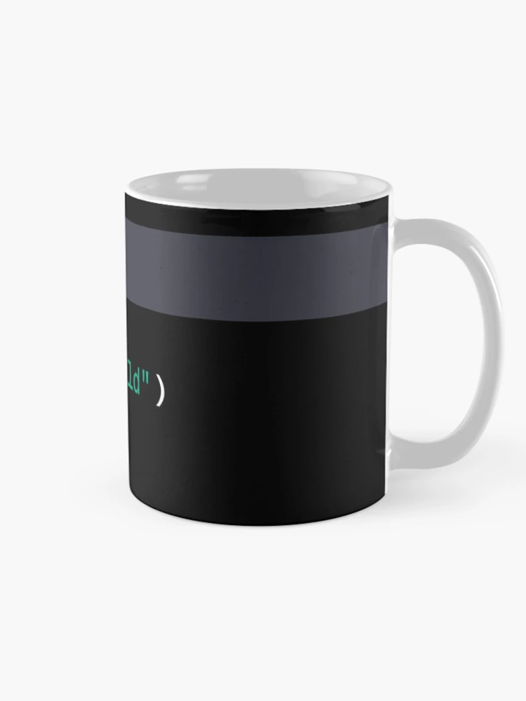 Thumbnail 3 of 6, Coffee Mug, Hello World in Python designed and sold by AureStyle.