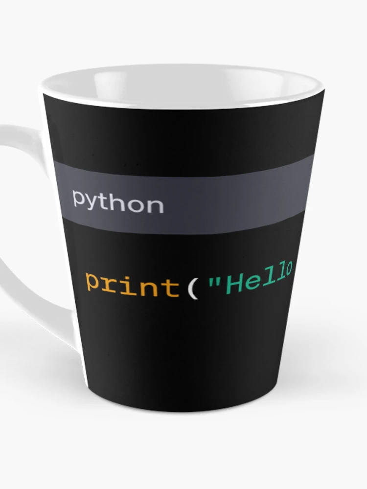 Thumbnail 3 of 4, Coffee Mug, Hello World in Python designed and sold by AureStyle.