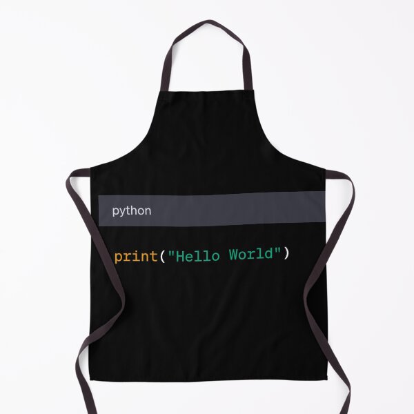 Item preview, Hello World in Python designed and sold by AureStyle.