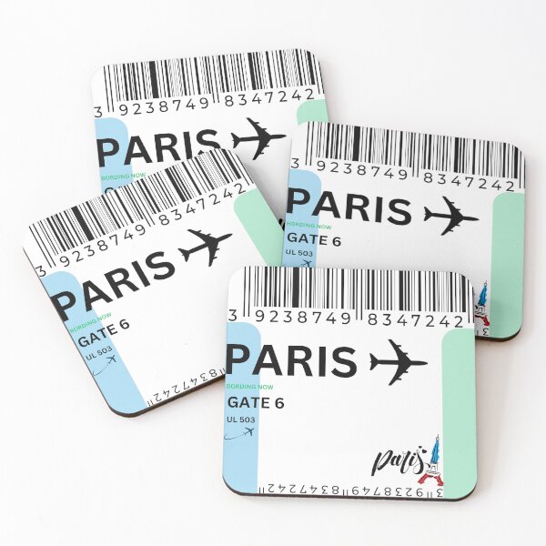 Item preview, Paris Boarding Pass designed and sold by irosh madushan.