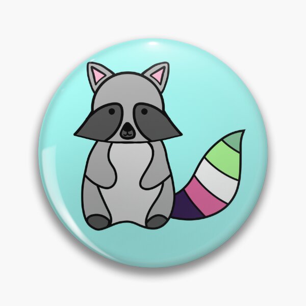 Item preview, Alternative Alexigender flag raccoon designed and sold by bookwoof.
