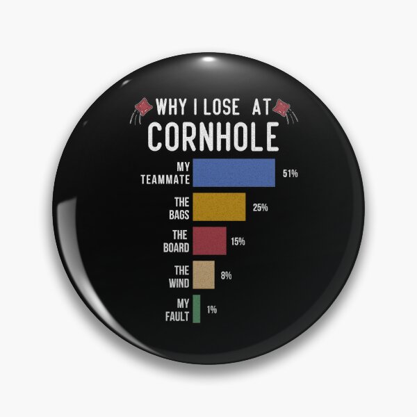 Item preview, Why I Lose At Cornhole Funny designed and sold by onthemovedesign.