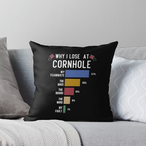 Artikelvorschau, Warum ich beim Cornhole verliere - lustig entworfen und verkauft von onthemovedesign.