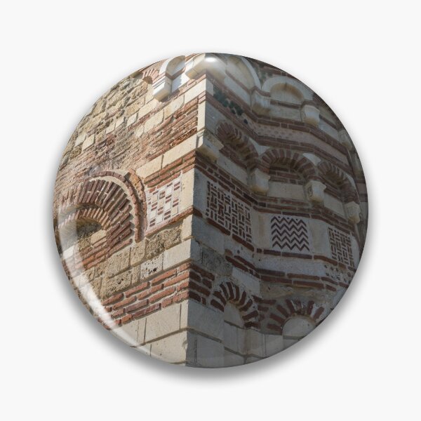 Item preview, Byzantine Brickwork Facades of St John Aliturgetos Church in Nessebar Bulgaria designed and sold by Georgia Mizuleva.