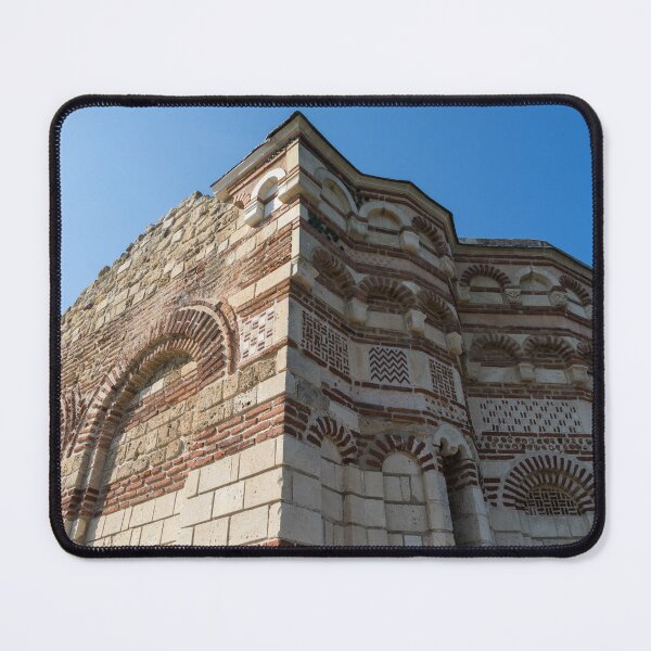 Item preview, Byzantine Brickwork Facades of St John Aliturgetos Church in Nessebar Bulgaria designed and sold by Georgia Mizuleva.