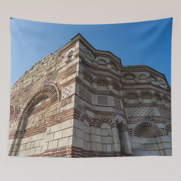 Item preview, Byzantine Brickwork Facades of St John Aliturgetos Church in Nessebar Bulgaria designed and sold by Georgia Mizuleva.