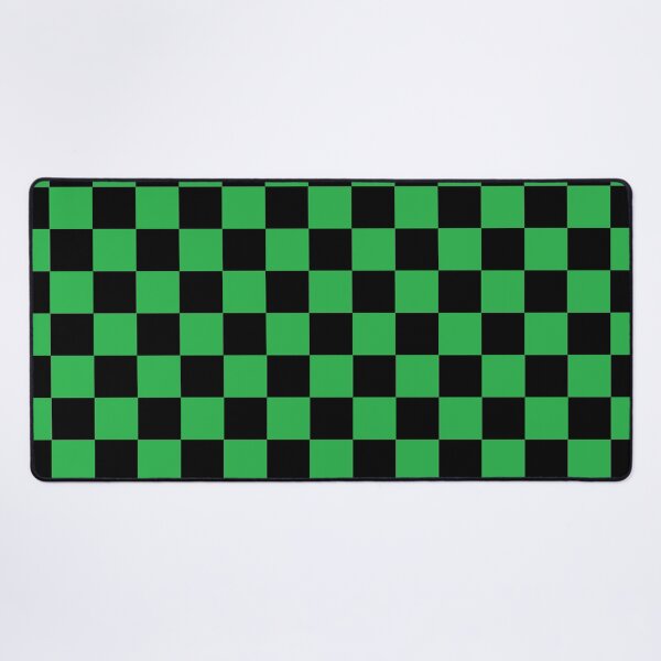 Item preview, Green and Black Checkers designed and sold by ColorZoo.