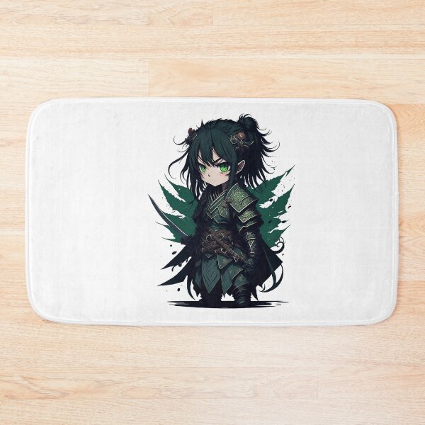 Item preview, green samurai girl designed and sold by BaliamShop.