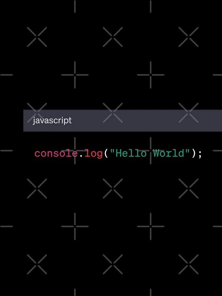 Thumbnail 5 of 5, A-Line Dress, Hello World in JavaScript designed and sold by AureStyle.