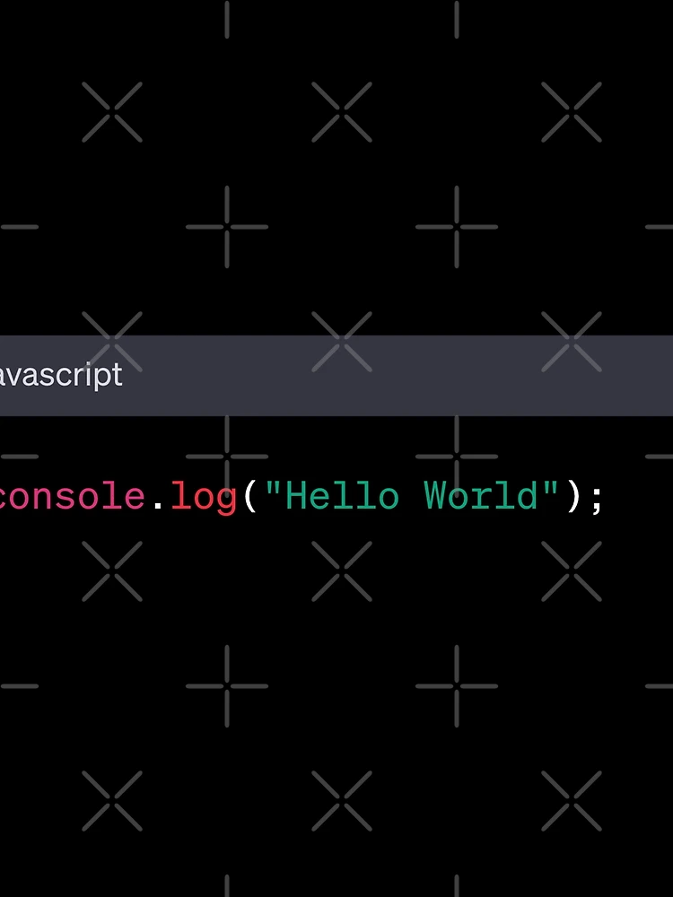 Thumbnail 3 of 3, Scarf, Hello World in JavaScript designed and sold by AureStyle.