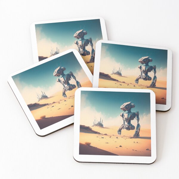 Item preview, The Lonely Robot Print designed and sold by SkipTon121.