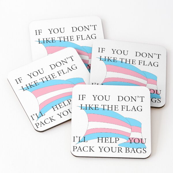 Artikelvorschau, trans flag entworfen und verkauft von maybeitsmicah.