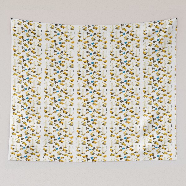 Item preview, Heavy machinery watercolor pattern Graphic designed and sold by ItsartDesign68.