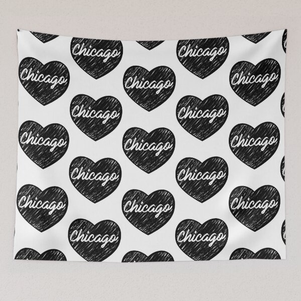 Item preview, I Love Chicago - I Heart CHI TOWN (Cursive) Fitted Scoop designed and sold by ItsartDesign68.