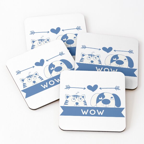 Item preview, Cute Cat Dog Wow Design designed and sold by Harsh  Katariya.