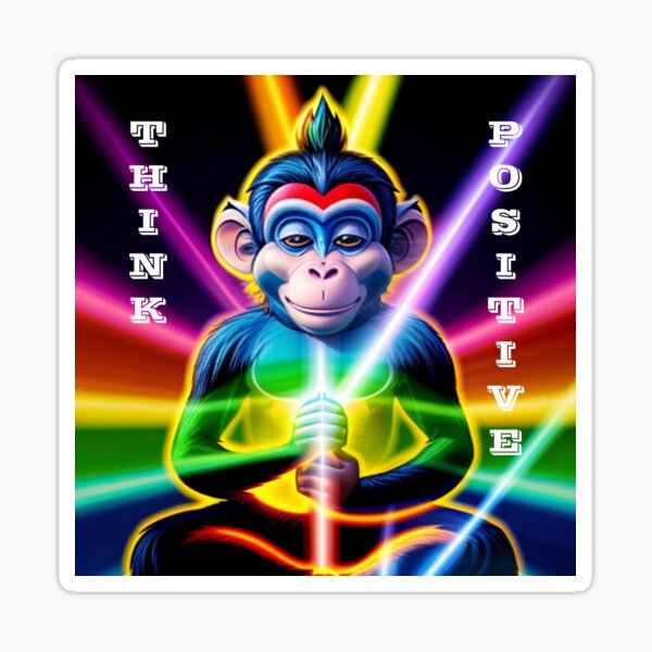 51092 MONKEY SHINY STICKERS-10