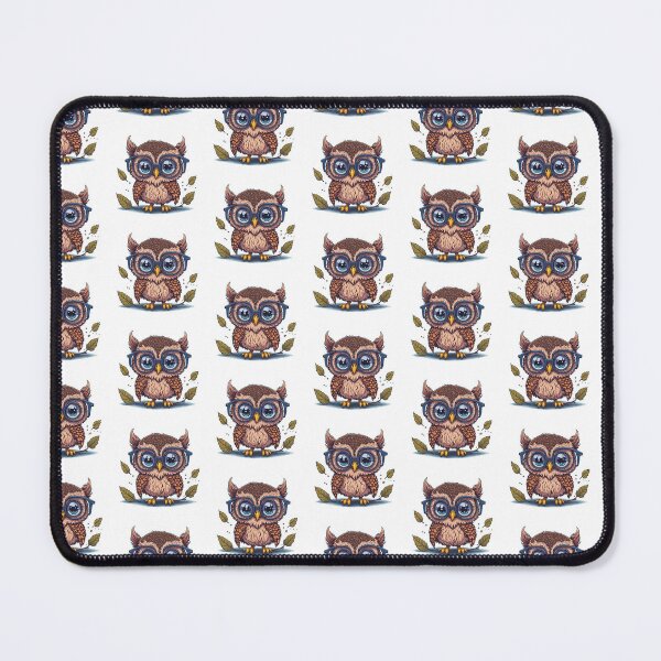 Item preview, owl with glasses designed and sold by BaliamShop.
