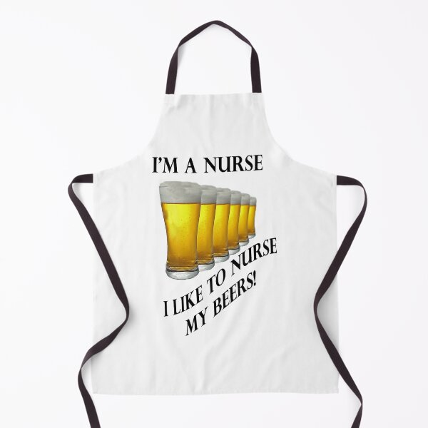 Item preview, I_amp_amp_amp_39_m a Nurse I lIke To Nurse My Beer Funny Image designed and sold by KieraFerrari.