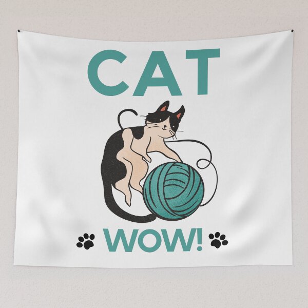 Item preview, Cute Cat Wow Playing Design  designed and sold by Harsh  Katariya.