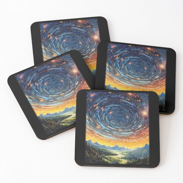 Item preview, Cosmic symphony: Mountains and stars designed and sold by Era-of-Traveler.