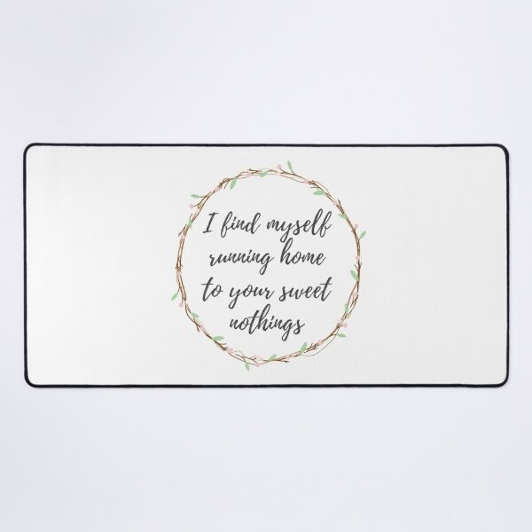 Sweet Nothing Lyrics - Taylor Swift Midnights Floral  Poster for Sale by  Simi2020