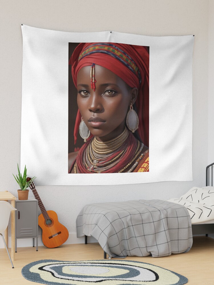 African Maasai female 1 Art Board Print for Sale by Rothnaric