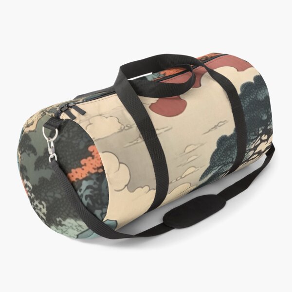Item preview,   Okiyo-e Vintage Retro Japanese Forest Mountain Storm Wood Block Art designed and sold by BrandonArtWorld.