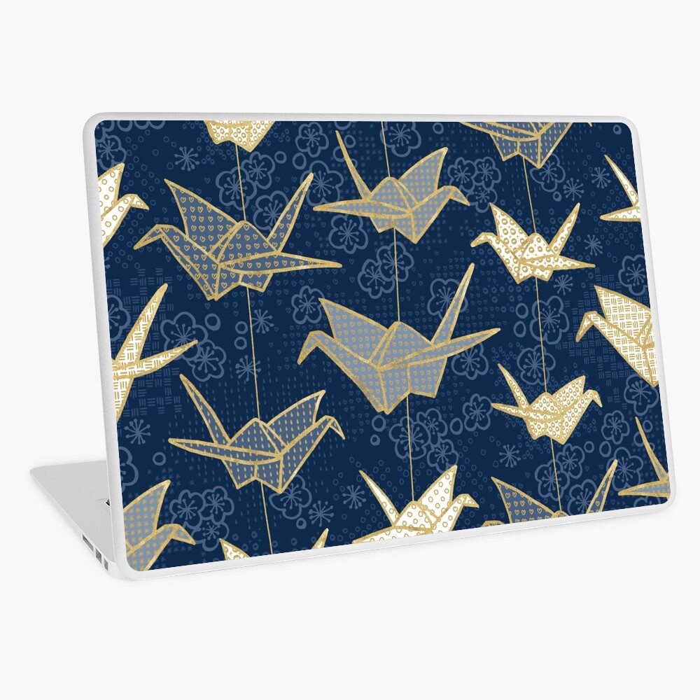 Sadakos Good Luck Cranes Laptop Skin