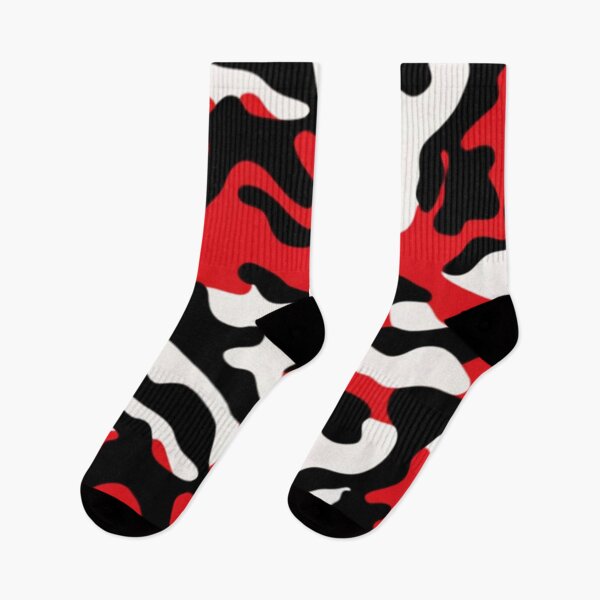Item preview, Abstract Red and Black Camouflage Pattern designed and sold by calibrit.