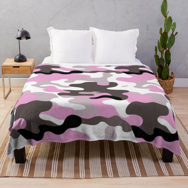 Item preview, Abstract Pink and gray Camouflage Pattern designed and sold by calibrit.
