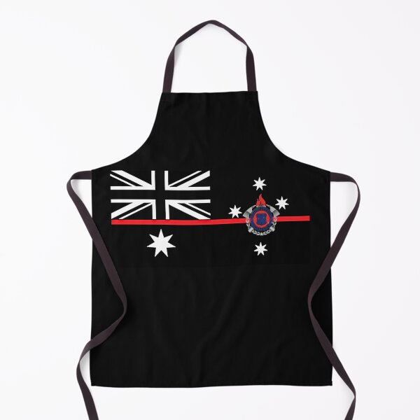 Item preview,  Fire Rescue Victoria Australian Thin Red Line Flag -Black & White designed and sold by RENAGADE4LYF.