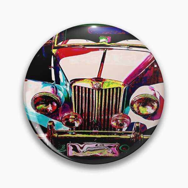 Aperçu de l'œuvre Voiture MG avec couleur créée et vendue par Andrew Ballard.