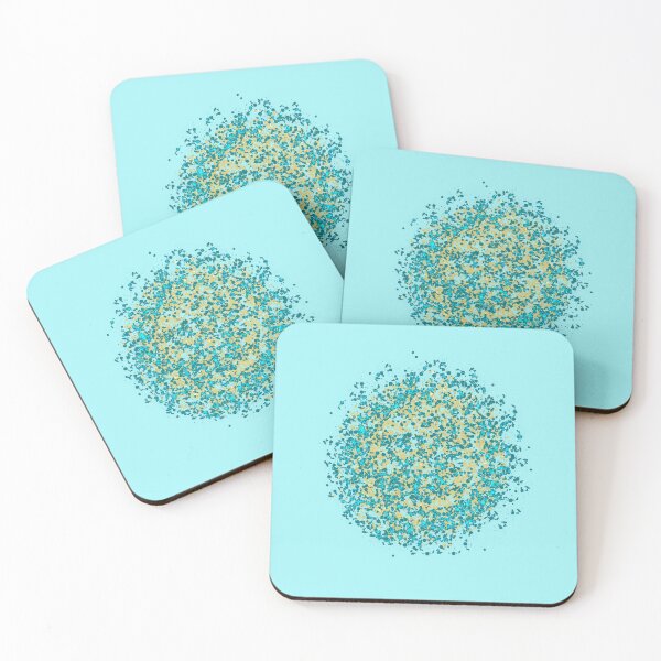 Item preview, Blue and yellow print art designed and sold by Hannonaa.