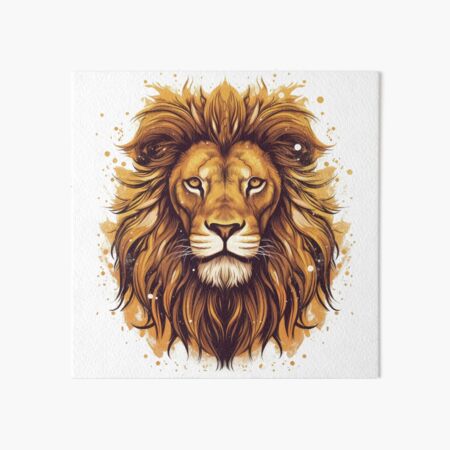 Vintage Lion Head Illustration Printable Lions 1800s Antique Animal Print  Instant Download Digital Image Retro Black & White Drawing