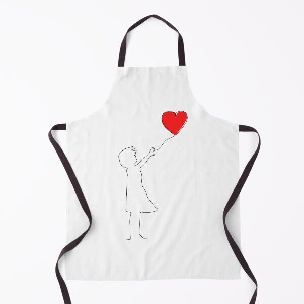 Item preview, The Little Girl With Bansky Balloon line art designed and sold by DigiHouse.