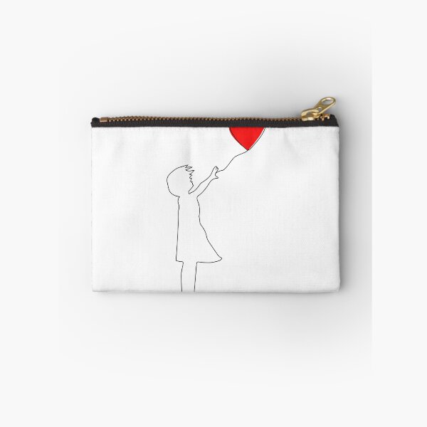 Item preview, The Little Girl With Bansky Balloon line art designed and sold by DigiHouse.