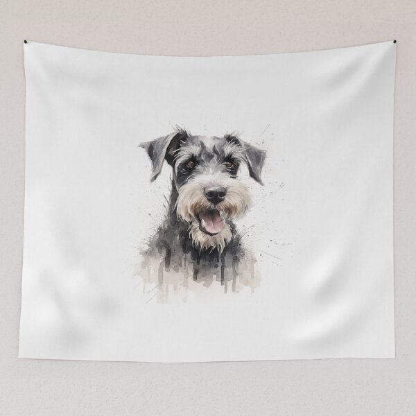 Item preview, German Schnauzer Portrait designed and sold by ethanhuang91.