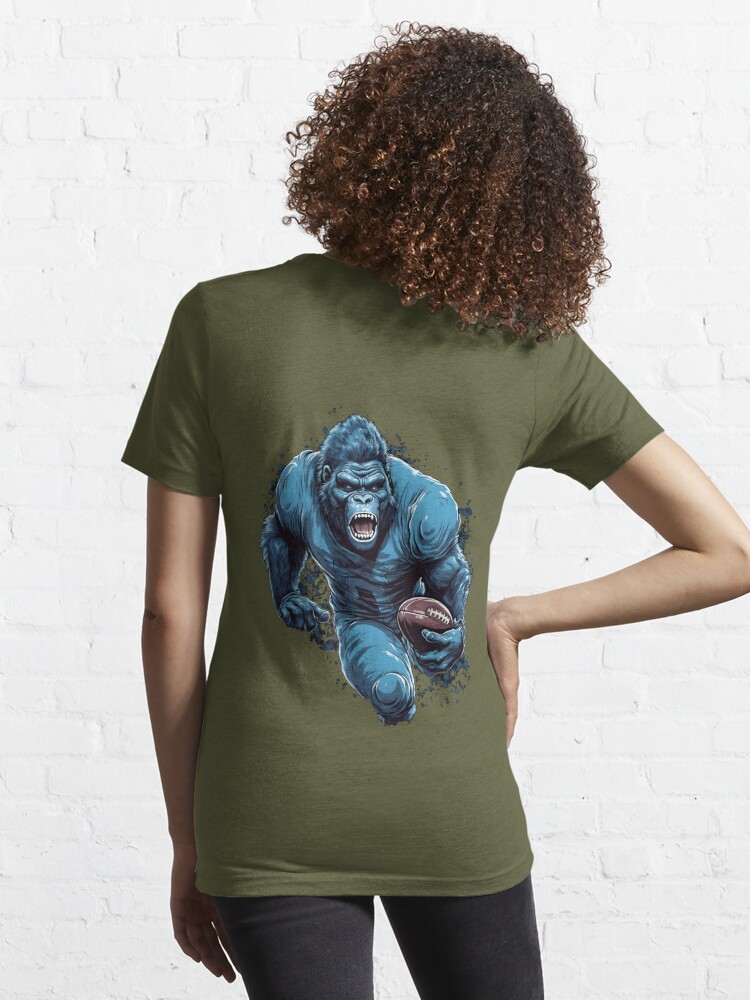 Gorilla Football  Active & Dynamic Art Sticker for Sale by