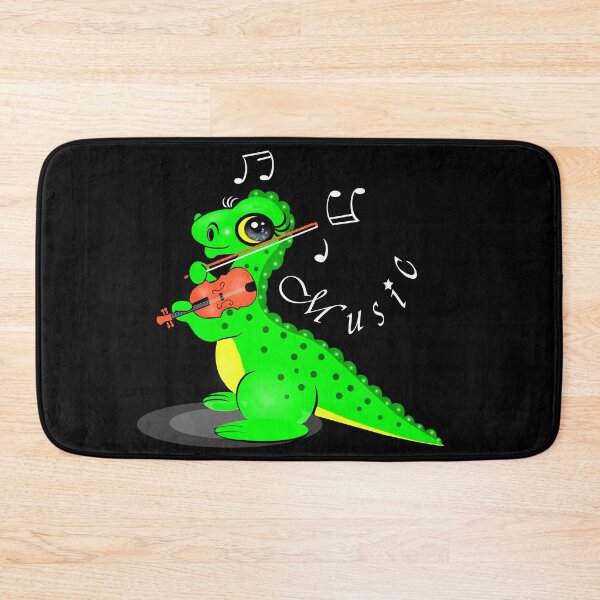 Item preview, Cute Dinosaur playing violin  designed and sold by Shirley cute art .