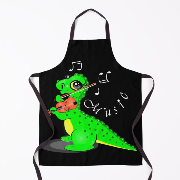 Item preview, Cute Dinosaur playing violin  designed and sold by Shirley cute art .