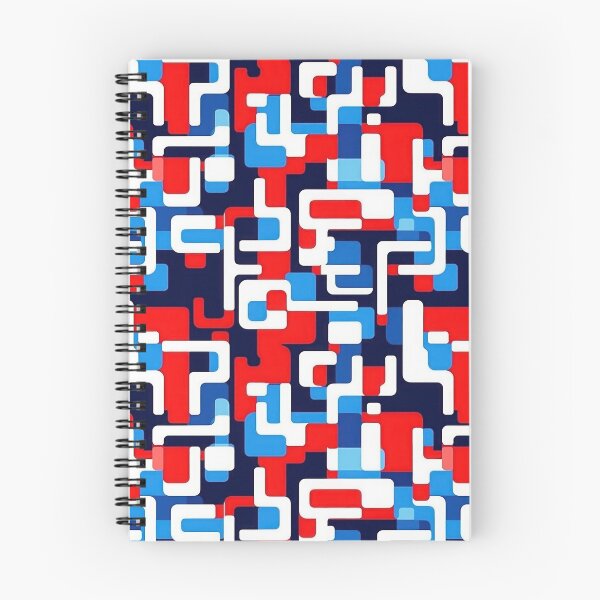 Item preview, Red White Blue Seamless Pattern Tile designed and sold by duke818.
