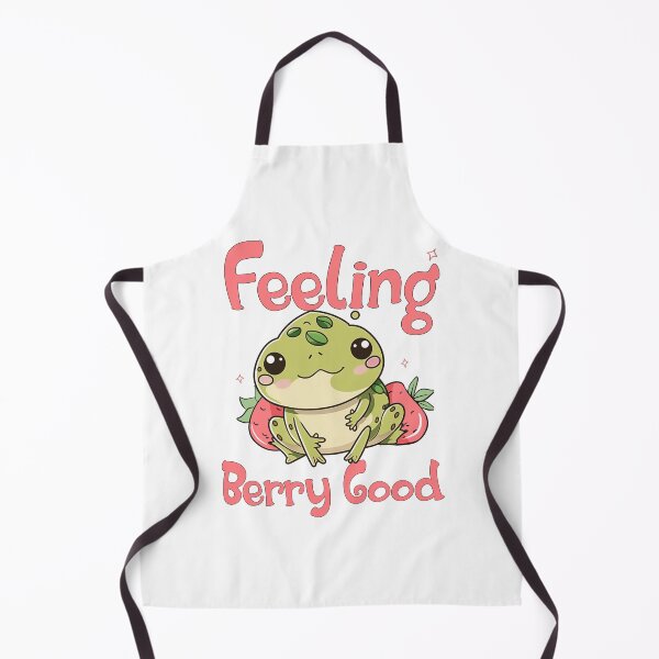 Item preview, Feeling Berry Good Funny Cute Frog Sayings Strawberry designed and sold by GaemGlomDesign.