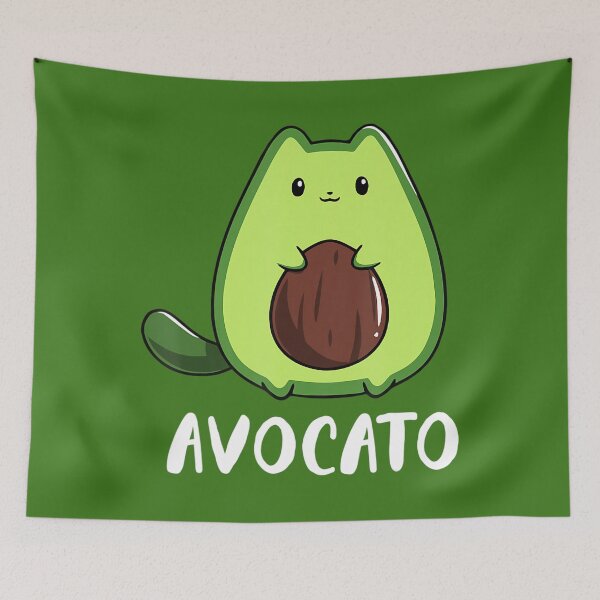 Item preview, Avocato Funny Avocado Lover Cat 		 designed and sold by qvbjevvkdfi76.